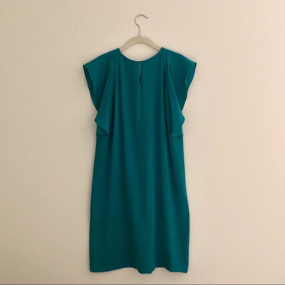 BCBGMAXAZRIA Flutter Sleeve Dress - Picture 3 of 4